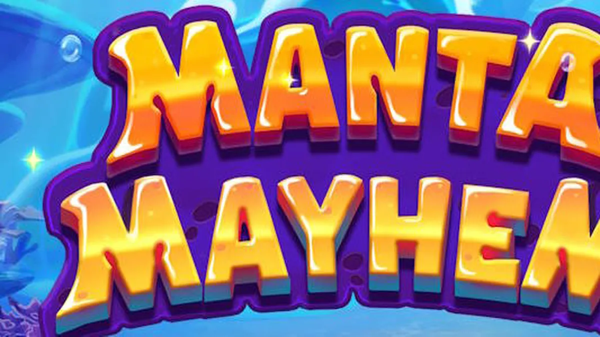 Cena subaquática colorida com criaturas marinhas travessas em Manta Mayhem