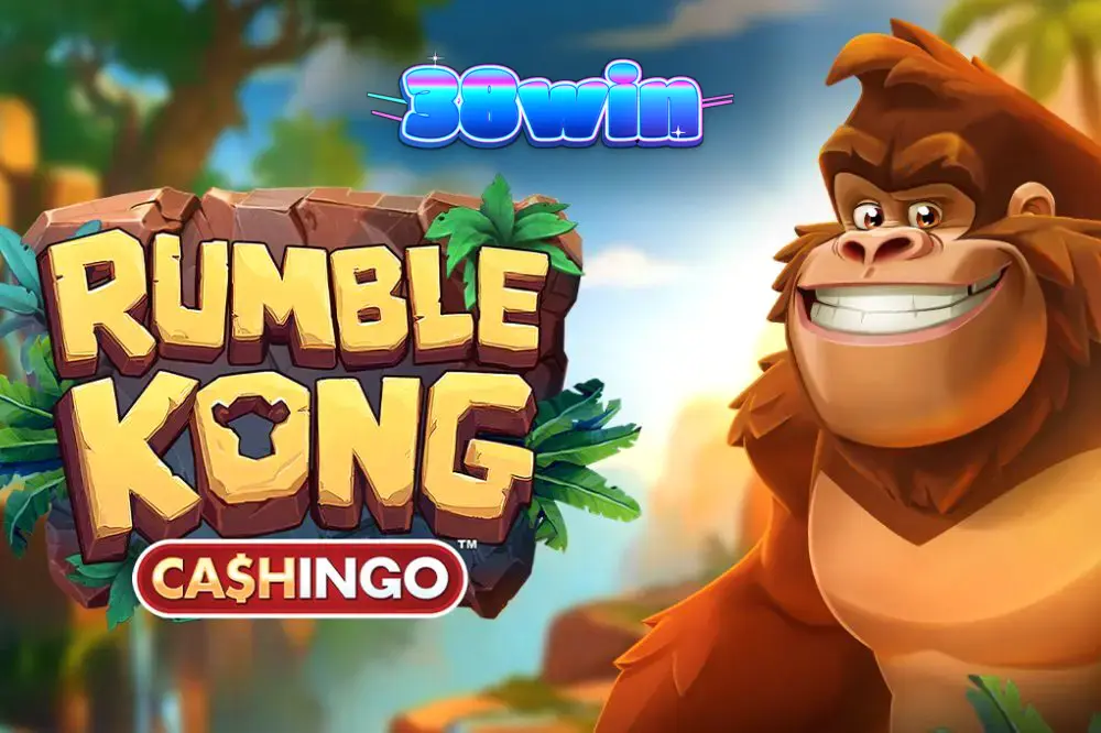 Tela de jogo do slot Rumble Kong CASHINGO